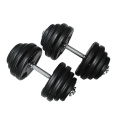 60kg ajustable hierro fundido mancuernas conjunto de fitness